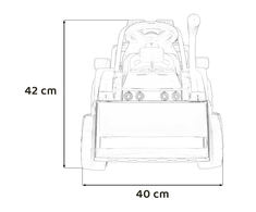 RAMIZ Transporto priemonė Excavator Tractor G320 mėlynos spalvos