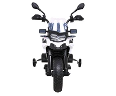 Ramiz Vaikiškas elektrinis BMW F850 GS motoroleris su muzika ir USB jungtimi, iki 30 kg, juodas