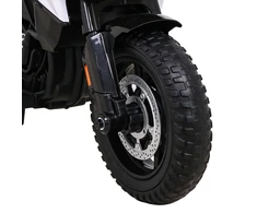 Ramiz Vaikiškas elektrinis BMW F850 GS motoroleris su muzika ir USB jungtimi, iki 30 kg, juodas