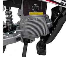 Ramiz Vaikiškas elektrinis motoroleris su Bluetooth ir muzika, iki 30 kg, žalias