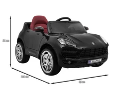 Lean Sport Elektrinė mašina vaikams Turbo-S juodos spalvos
