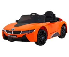 Ramiz Elektrinė mašina vaikams BMW I8 LIFT oranžinės spalvos