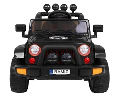 RAMIZ Elektromobilis Full Time 4WD 4x4, Juodas