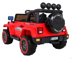 Ramiz Elektromobilis Full Time 4WD 4x4, Raudona