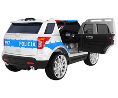 Ramiz Vaikiškas nuotolinio valdymo policijos SUV su LED šviesomis ir garsais, 3 greičiai, 3+ metų