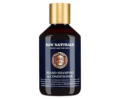 Raw Naturals Beard Šampūnas &amp; Conditioner 100% vegan Beard Šampūnas Softness, 250 ml