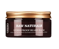 „Raw Naturals Storm Proof“ 100 % veganiškas minkštinamasis barzdos balzamas, 100 ml