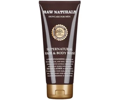 Raw Naturals Supernatural 100% vegan Hair Šampūnas Conditioner &amp; Dušo želė 3-In-1, 200 ml