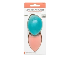 Real Techniques Miracle Mattifying Sponge Duo komplektas gąbek do makijażu 2vnt..