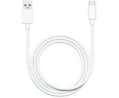 DL129 Realme USB-C duomenų kabelis greitam įkrovimui 65W 1m baltas (Bulk)