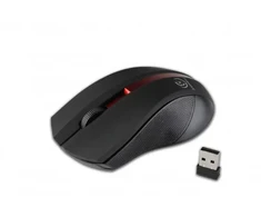 Rebeltec Galaxy Belaidė pelė žaidimams with 1600 DPI USB Juodas | Raudona