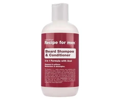 Recipe For Men Beard Šampūnas &amp; Conditioner Cleansing and Conditioning Beard Šampūnas Moisture, 250 ml
