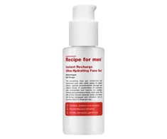 „Recipe For Men“ akimirksniu įkraunamas drėkinamasis veido gelis su hialurono rūgštimi, 75 ml