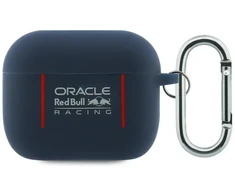 Red Bull Raudona Bull „Raudona Bull Lines“ silikoninis dėklas, skirtas „AirPods Pro 3“, tamsiai mėlynas