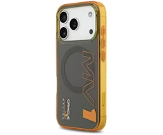 Red Bull Raudona Bull Raudona Bull PC Double Layer Vertical MV1 MagSafe dėklas skirtas iPhone 17 Pro pilkos spalvos
