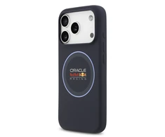 Red Bull Raudona Bull Raudona Bull Silicone mėlynos spalvos Ring MagSafe dėklas skirtas Apple iPhone 17 Pro Navy