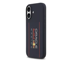 Red Bull Raudona Bull Raudona Bull Silicone Vertical Logo MagSafe dėklas skirtas Apple iPhone 17 mėlynos spalvos