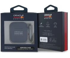 Red Bull Raudona Bull Raudona Bull silikoninis dėklas ausinėms Apple AirPods 1/2 mėlynos spalvos