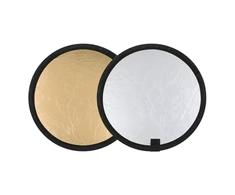 PULUZ 30cm 2in1 sidabrinis / auksinis reflektorius