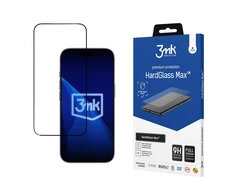 3Mk apsauga su sustiprintu grūdintu stiklu 3mk HardGlass Max Juodas iPhone 17 Air