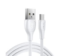 USB Micro Remax Lesu Pro laidas, 1m (baltas)