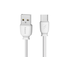 Remax Suji RC-134a USB / USB-C kabelis 2.1A 1M baltas