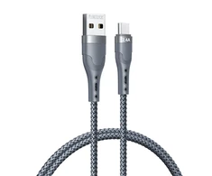 PTC REMAX Cable USB 2.0 A Male į Micro USB B Male, Pilkas, 1.0m, RC-C006