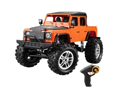 Nuotoliniu būdu valdomas automobilis 1:14 Double Eagle (organge) Land Rover Defender (pikas) E332-003