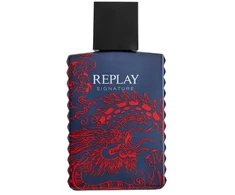 Replay Signature Raudona Dragon (EDT) tualetinis vanduo vyrams 50 ml
