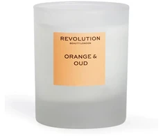 Revolution Home Clear Collection Oranžinis &amp; Oud Scented Candle