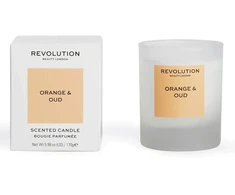Revolution Home Clear Collection Oranžinis &amp; Oud Scented Candle