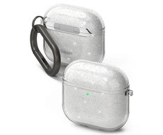 Dėklas Apple AirPods 4 Ringke Air Glitter Clear transparent