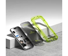 „Ringke Easy Slide“ dviejų apsauginių stiklų pakuotė „Apple iPhone 17 Pro Max“