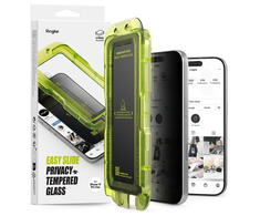 „Ringke Easy Slide“ dviejų apsauginių stiklų pakuotė „Apple iPhone 17 Pro Max“
