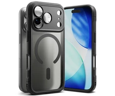 Ringke Fusion Bold Magnetic MagSafe dėklas skirtas Apple iPhone 17 Pro – matinis juodos spalvos