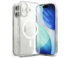 Ringke Fusion Magnetic MagSafe dėklas skirtas Apple iPhone 17 – skaidrus
