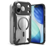 Ringke Fusion X Magnetic MagSafe dėklas skirtas Apple iPhone 17 Pro Max – juodos spalvos