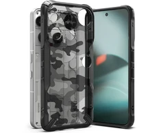 Ringke Fusion X dėklas skirtas Nothing Phone 3 – pilkos ir juodos spalvos