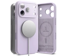 „Ringke“ silikoninis magnetinis „MagSafe“ dėklas, skirtas „iPhone 17 Pro“ – juodas