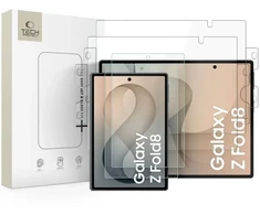 TECH-PROTECT EASY SET FOIL & GLASS FIT+ 4IN1 APSAUGINIS RINKINYS Samsung Galaxy Z FOLD 8 CLEAR