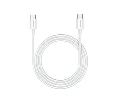 Riversong kabelis Lotus 08 USB-C - USB-C 1,0m 3A light pilkas CT76