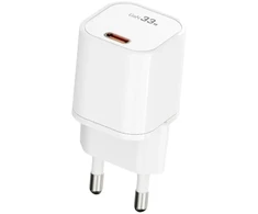 Rock Laidinis įkroviklis T88 Sugar Cube Series GaN – Type C – QC 3.0 PD 33W 3A baltos spalvos