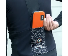 Rockbros Saszetka rowerowa na telefon klucze portfel 20x11.5x2 cm - oranžinė