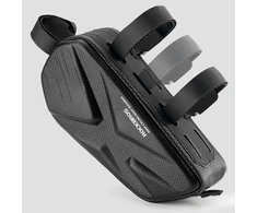Rockbros Bike Bag, Rigid, Frame, Top Tube, 1.4l – juodos spalvos