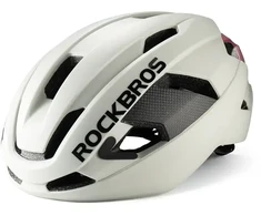 Rockbros LK-15 anglies pluošto dviračio šalmas 58–62 cm – šviesiai pilkas