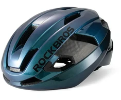 Rockbros LK-15 anglies pluošto dviračio šalmas, L dydis (58-62 cm) - Chameleon Mėlyna