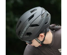 Rockbros LK-15 Carbon Fiber Bike Helmet 58-62cm - Juodas