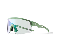 Rockbros Photochromic dviratininko akiniai su UV apsauga ir Corrective Insert – žalios spalvos