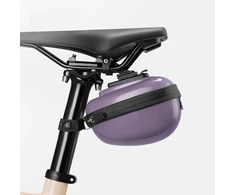 Rockbros Rigid Hard Shell Compact Saddle Bag 0.4l – violetinės spalvos