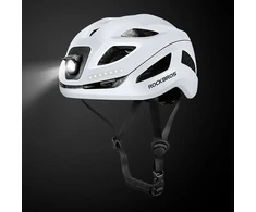 Rockbros ZK-077 Bicycle Helmet with Integrated Multi-Directional Lighting 57-61 cm - Baltas